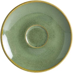 Bonna Sage Rita Untertasse 12cm grün - 6 Stück