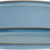 Bonna Sky Hygge Platte tief oval 21x10cm blau - 12 Stück