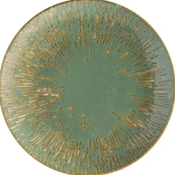 Bonna Snell Sage Gourmet Teller flach 21cm grün - 12 Stück