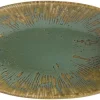 Bonna Snell Sage Gourmet Platte oval 19x11cm grün - 12 Stück