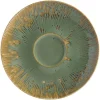 Bonna Snell Sage Rita Untertasse 12cm grün - 6 Stück
