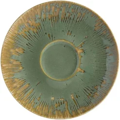 Bonna Snell Sage Rita Untertasse 12cm grün - 6 Stück