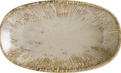 Bonna Snell Sand Gourmet Platte oval 24x14cm beige - 12 Stück