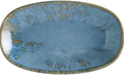 Bonna Snell Sky Gourmet Platte oval 19x11cm blau - 12 Stück