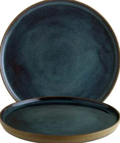 Bonna Sphere Ocean Hygge Teller flach 22cm blau - 6 Stück