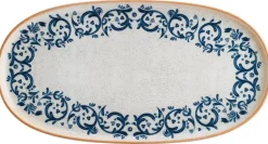 Bonna Viento Hygge Platte oval 30x16cm blau - 6 Stück