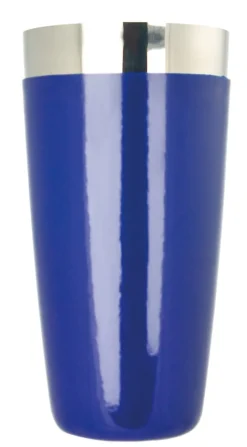 Boston Shaker blau - Edelstahl, Vinylüberzug (850ml)