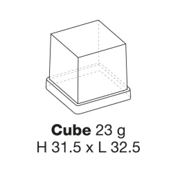 Brema Eiswürfelbereiter CB Serie 316A HC B-QUBE DP - Würfel (38kg)