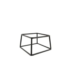 Buffetständer eckig, rutschfest, schwarz - 18x10cm