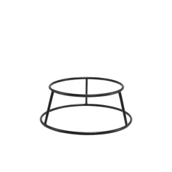 Buffetständer rund, rutschfest, schwarz - 10cm