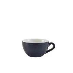 Cappuccinotasse Porzellan matt blau – 175 ml (6 Stk.)