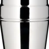 Cocktail Shaker, Edelstahl glänzend, dreiteilig (500ml)
