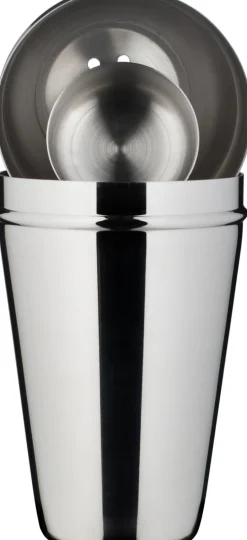 Cocktail Shaker, Edelstahl glänzend, dreiteilig (500ml)