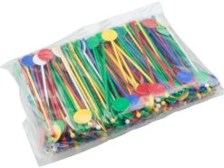 Cocktailrührer Disk, bunt - 18,0cm (250Stk.)