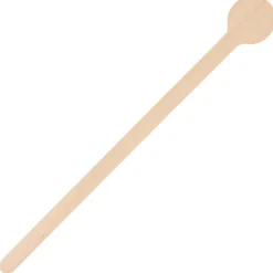 Cocktailrührer Disk, Holz - 15cm (100 Stk.)