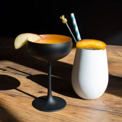 Cocktailschale, matt schwarz/bronze, Elements Stölzle - 230ml