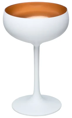 Cocktailschale, matt weiß/bronze, Elements Stölzle - 230ml