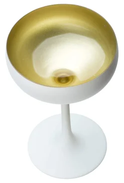 Cocktailschale, matt weiß/gold, Elements Stölzle - 230ml
