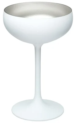 Cocktailschale, matt weiß/silber, Elements Stölzle - 230ml