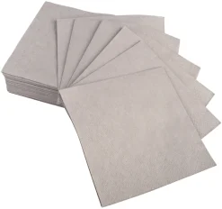 Cocktailservietten, 24x24cm, 1/4 Falz, 2-lagig - grau (300 Stk.)