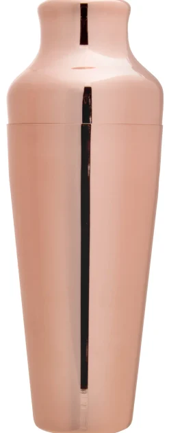 Cocktailshaker / French Shaker Mezclar Art Deco, kupferfarben - 500ml