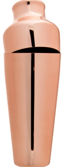 Cocktailshaker / French Shaker Mezclar Art Deco, kupferfarben - 500ml