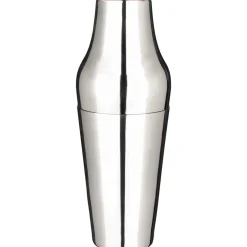 Cocktailshaker / French Shaker, Messing, Silber überzogen - 500ml
