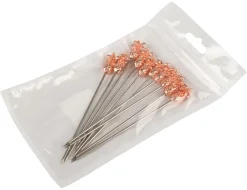 Cocktailspieße Ananas, Metall kupferfarben - 11,6cm (10 Stk.)