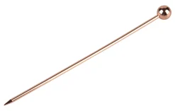Cocktailspieße Kugel, Metall kupferfarben - 10,8cm (10 Stk.)