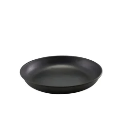 Coupé-Teller, Edelstahl vintage schwarz - 24cm