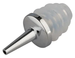 Dash Bottle Ausgießer - Silikon, verchromt