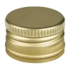 Deckel 22mm, goldfarben, Aluminium - für Geradhalsflaschen