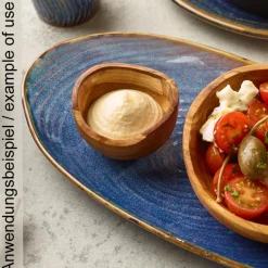 Dipschale aus Olivenholz - 50ml (12 Stk.)