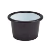 Dipschale Emaille 90ml - schwarz