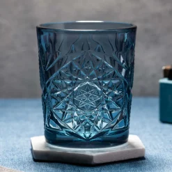 D.O.F. Glas Hobstar blau, Libbey - 355ml