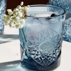 D.O.F. Glas Hobstar blau, Libbey - 355ml