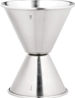 Doppelbarmaß - Edelstahl (1/2oz.)