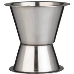 Doppelmessbecher 20/40ml, Skalierung - Edelstahl