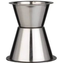 Doppelmessbecher 30/50ml, Skalierung - Edelstahl