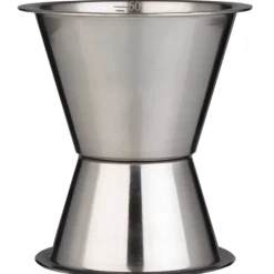 Doppelmessbecher 30/50ml, Skalierung - Edelstahl