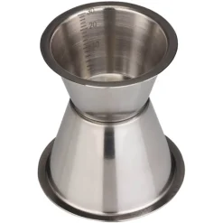 Doppelmessbecher 30/50ml, Skalierung - Edelstahl