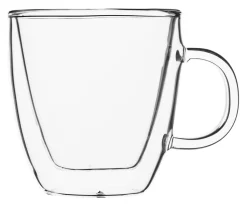 Doppio Glas mit Henkel, doppelwandig, Enjoy - 0,15l