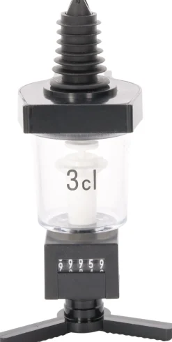 Dosierer mit Zählwerk mittig, Kunststoff (0,7l - 1,0l) - 4cl