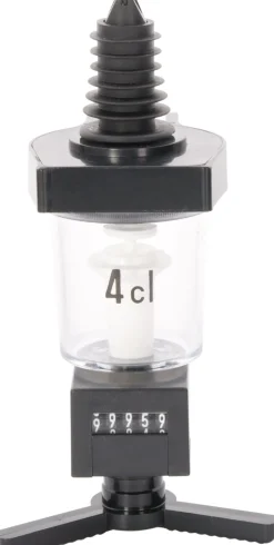 Dosierer mit Zählwerk mittig, Kunststoff (0,7l - 1,0l) - 4cl
