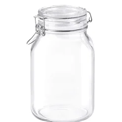 Drahtbügelglas / Vorratsglas Fido eckig - 2000ml