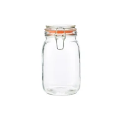 Drahtbügelglas / Vorratsglas - 1,5l (6 Stk.)