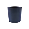 Edelstahlbecher / Snackbecher metallisch blau - 8,5x8,5cm/420ml (12 Stk.)