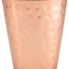 Edelstahlbecher konisch, gehämmert kupferfarben - 410ml