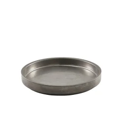 Edelstahlteller, vintage - 20,5cm