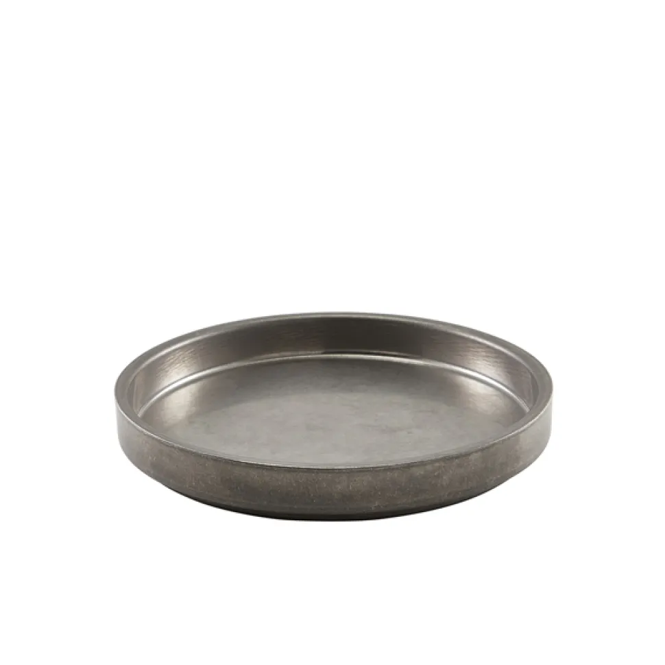 Edelstahlteller, vintage - 20,5cm